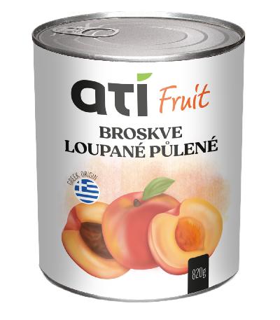 ATI Fruit broskve loupané půlené
