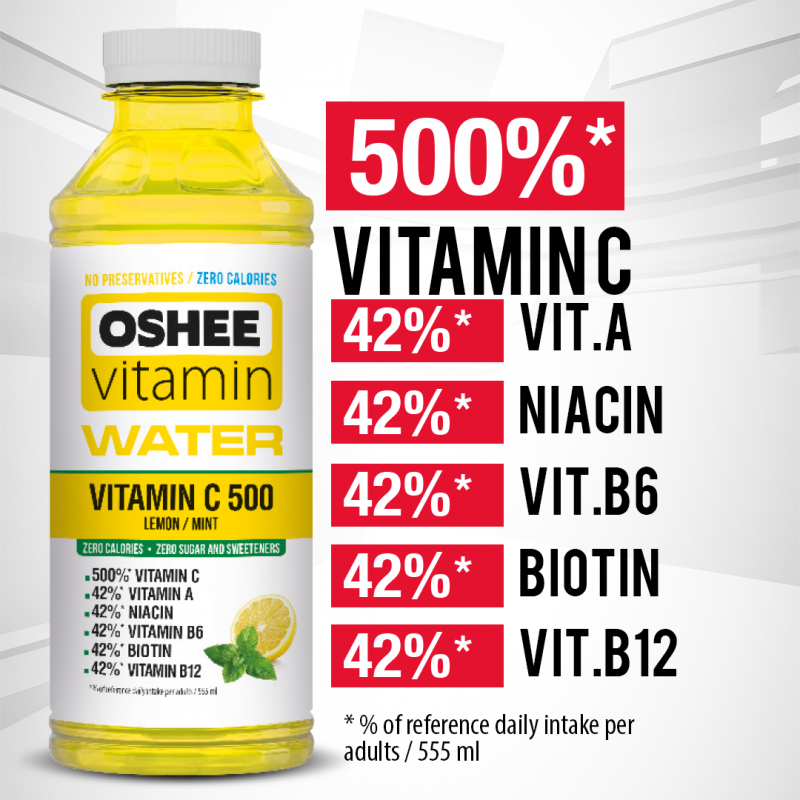 OSHEE vitamin water vitamin C ATI DELICATES