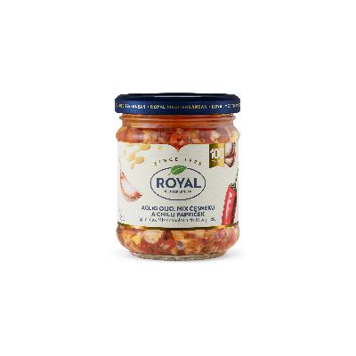 Chilli papričky a česnek