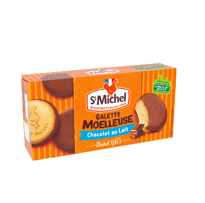 St Michel měkké galetky s mléčnou čokoládou