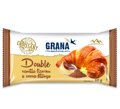 GRANA Croissant vanilka-kakao