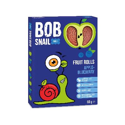 Šnek Bob jablečno-borůvkové rolky