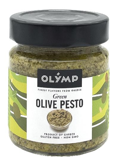 Olymp Pesto zelene olivy 