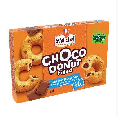 St Michel Choco filled donut