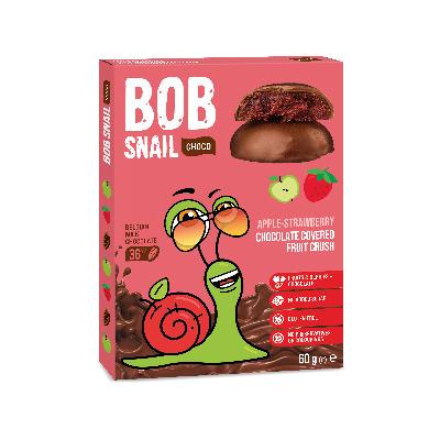 Snek Bob ovoc. v cokolade jablko-jahoda