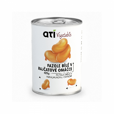 ATI Vegetable Fazole bílé v rajčatové omáčce