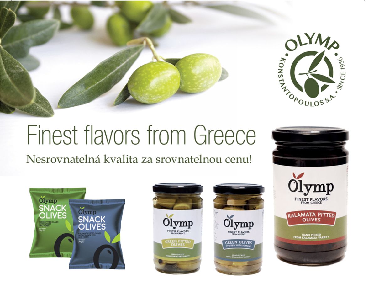 Řecké olivy Olymp