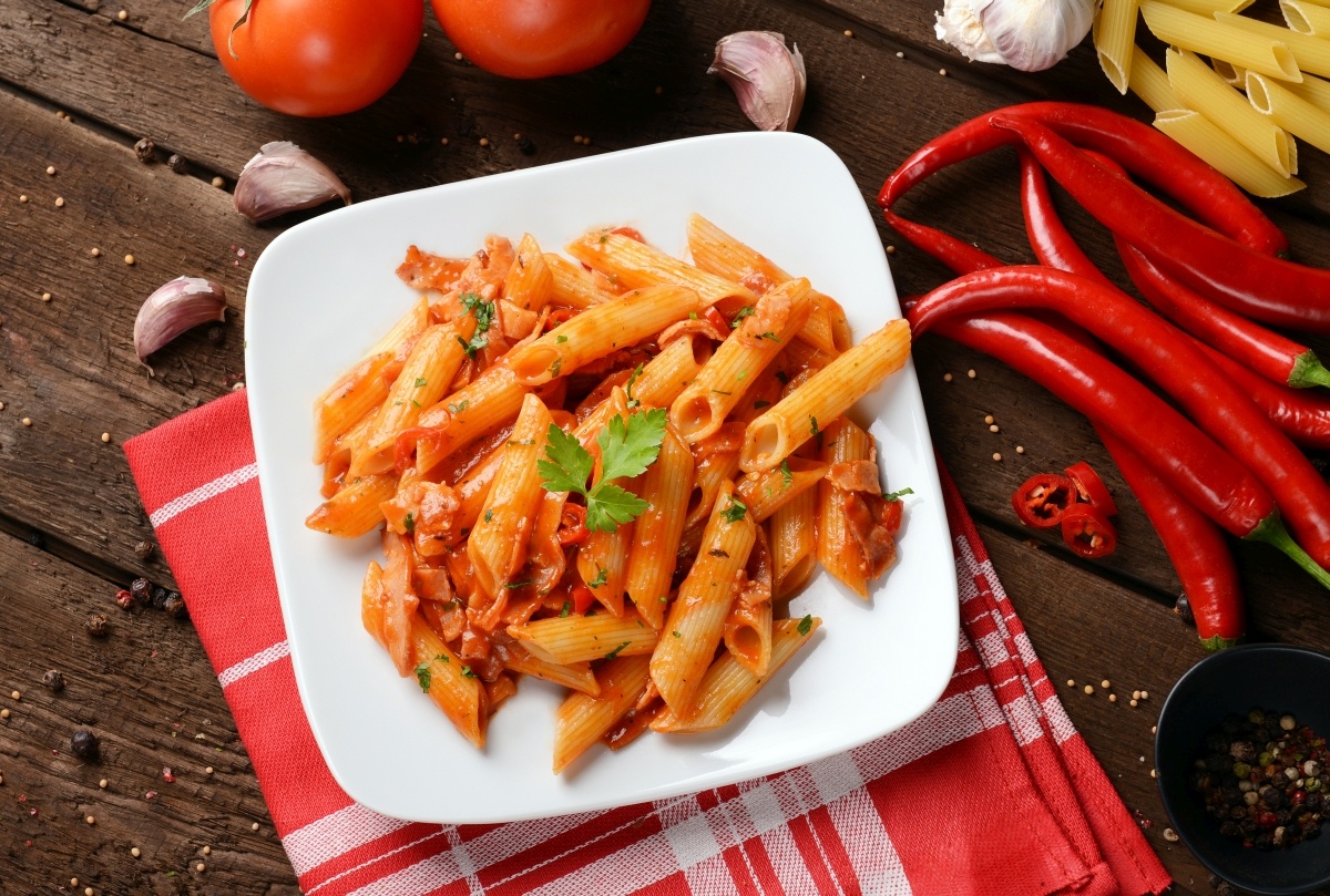 Recept na Penne All´arrabbiata